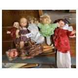 Lot of Assorted Dolls