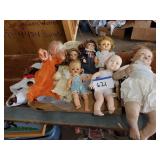 Lot of Assorted Dolls