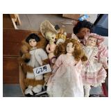 Lot of Assorted Dolls