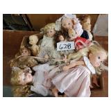 Lot of Various Dolls