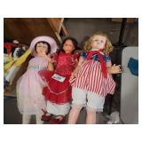 Lot of 3 Dolls