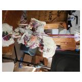 Fabric Covered Carousel Horse