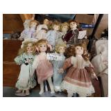 Lot of Assorted Dolls