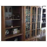 China cabinet with book cases