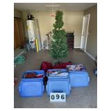 Christmas Tree with Storage Bags 3 Totes of