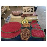 Assorted Placemats and Hot Pads