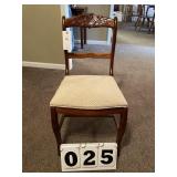 Wood Chair Padded Seat