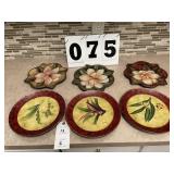 6 Decorative Plates