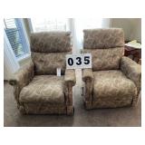 2 Matching LA-Z-Boy Rocker  Recliner