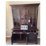 China Cabinet (2 Glass Shelves) 77" tall x 19"