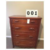 Lillian Russell Cherry 4 Drawer Chest
