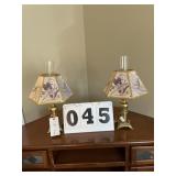 Pair of Matching Lamps 20" tall
