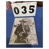 Hopalong Cassidy framed picture