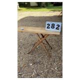 Old wood ironing board