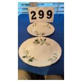 Large & Small serving platters (Theodore Haviland