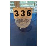 Vintage or antique cut crystal bowl