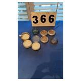 18 assorted coasters