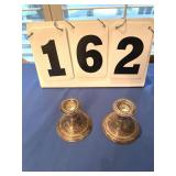 Gorman Sterling candle holders