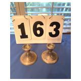 Gorman Sterling candle holders