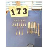 Wm. Rogers & Co. pickle forks and 7 unnamed