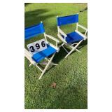 Pair of director chairs