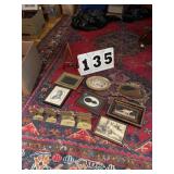 Picture frames and book ends metal items (10)