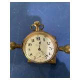 Hamilton pocket watch on stand