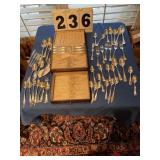 Assorted silverware including Holmes & Edwards