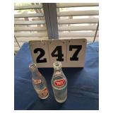 Pepsi and Double Cloa bottles