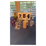 8 glass items