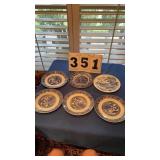 6 Assorted plates