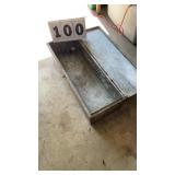 36" x 12" x 10" metal box