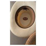 Men Straw Hats. 2 Dobbs and 1 no brand