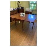 antique or vintage solid cherry drop-leaf dining