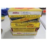 5 BOXES OF 30-40, mostly full 5 BOXES OF 30-40, mostly full