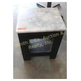 END TABLE, WHITE EPOXY TOP, HIDA TABLE END TABLE, WHITE EPOXY TOP, HIDA TABLE