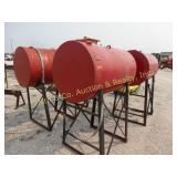 RED TANK on STAND, unused RED TANK on STAND, unused