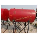 RED TANK on STAND, unused RED TANK on STAND, unused
