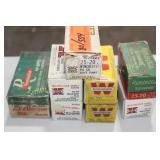 AMMO - 8 BOXES OF 25-20 (2 boxes are partials) AMMO - 8 BOXES OF 25-20 (2 boxes are partials)