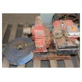 HOMELITE SEWAGE PUMP w/ HOSE HOMELITE SEWAGE PUMP w/ HOSE