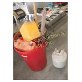 FISHING POLES, GAS CANS, SHOP MISC. FISHING POLES, GAS CANS, SHOP MISC.