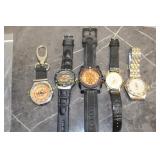 GROUP OF 5 WRIST WATCHES GROUP OF 5 WRIST WATCHES