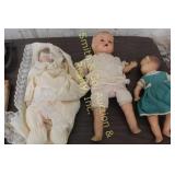 3 ANTIQUE DOLLS