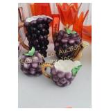 VINTAGE GRAPE TEA SET VINTAGE GRAPE TEA SET