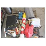 MAIL BOX, GAS CAN, BRICK CASES, ASH BUCKET, MISC. MAIL BOX, GAS CAN, BRICK CASES, ASH BUCKET, MISC.