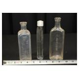 QTY (3) - Owens (Triangular Bottle) -