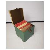 Metal Record Storage Box