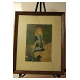 Print - Girl on Walk