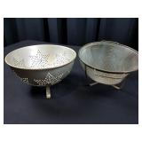 Vintage Colander / Wire Strainer Set