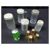 Collection of Vintage Sugar Shakers,Salt & Peppers